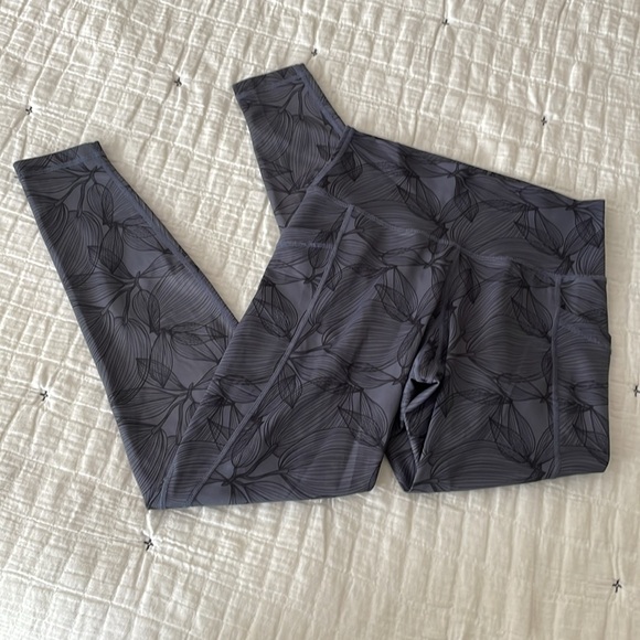 BUFFBUNNY Limitless Pocket Compression Legging in Black Gray Citrus Size S - Picture 11 of 11